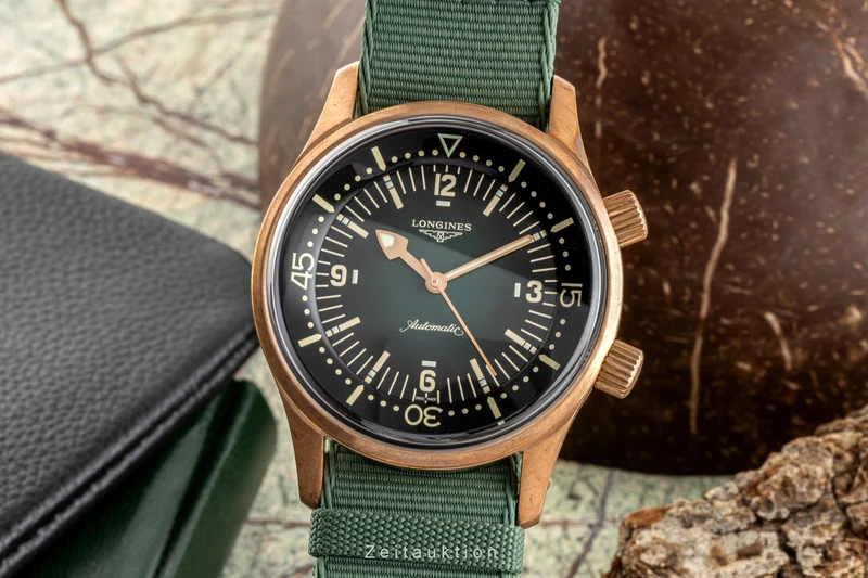 Longines Legend Diver bronze automatic men's watch L3.774.1 LP: 3400EUR [2304095]