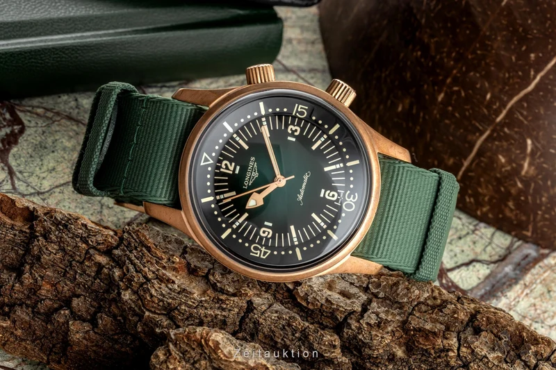 Longines Legend Diver bronze automatic men's watch L3.774.1 LP: 3400EUR [2304095]