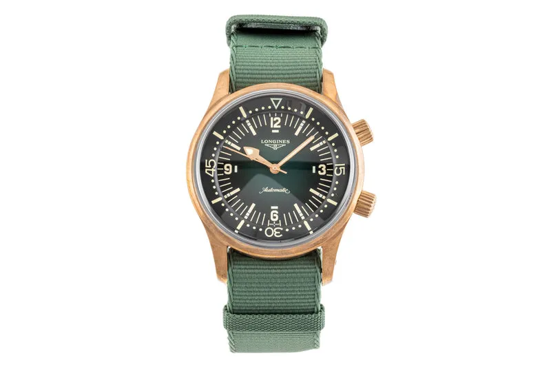 Longines Legend Diver bronze automatic men's watch L3.774.1 LP: 3400EUR [2304095]