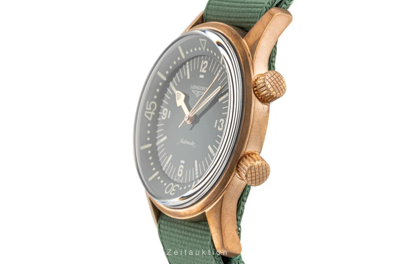 Longines Legend Diver bronze automatic men's watch L3.774.1 LP: 3400EUR [2304095]