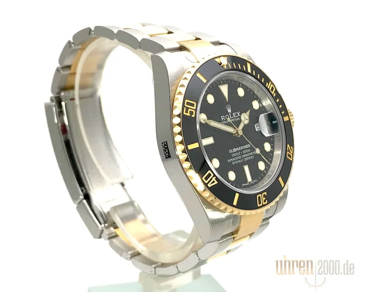 Rolex Submariner Date 116613LN Edelstahl Gelbgold aus 2017 LC100 verklebt