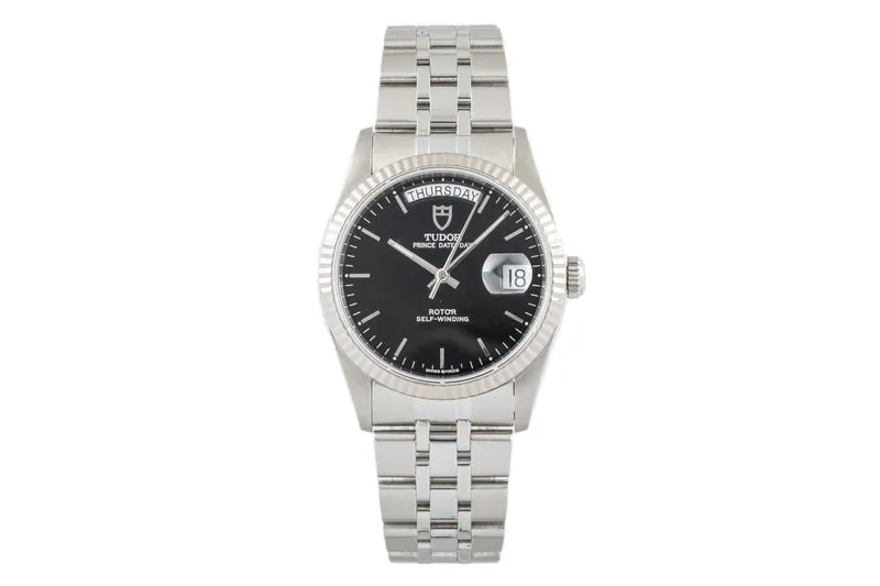 Tudor Prince Date steel / white gold automatic men's watch 76214 [2304806]