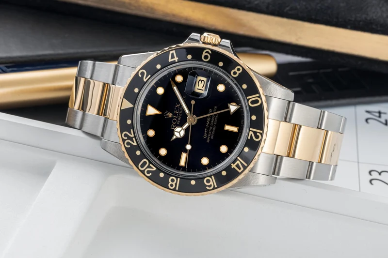 Rolex GMT-Master steel / gold automatic men's watch 16753 [2304794]