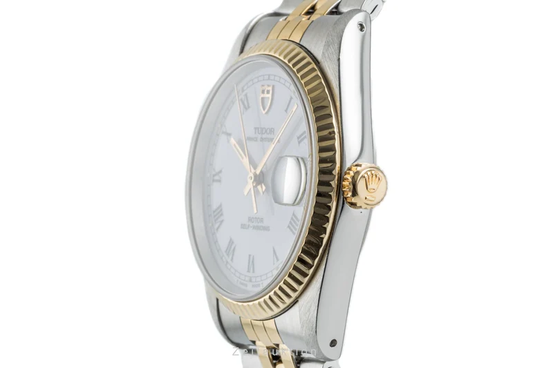 Tudor Prince Oysterdate steel / gold automatic men's watch 74033 [2304720]