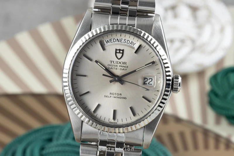 Tudor Date-Day steel / white gold automatic men's watch 94614 [2304719]