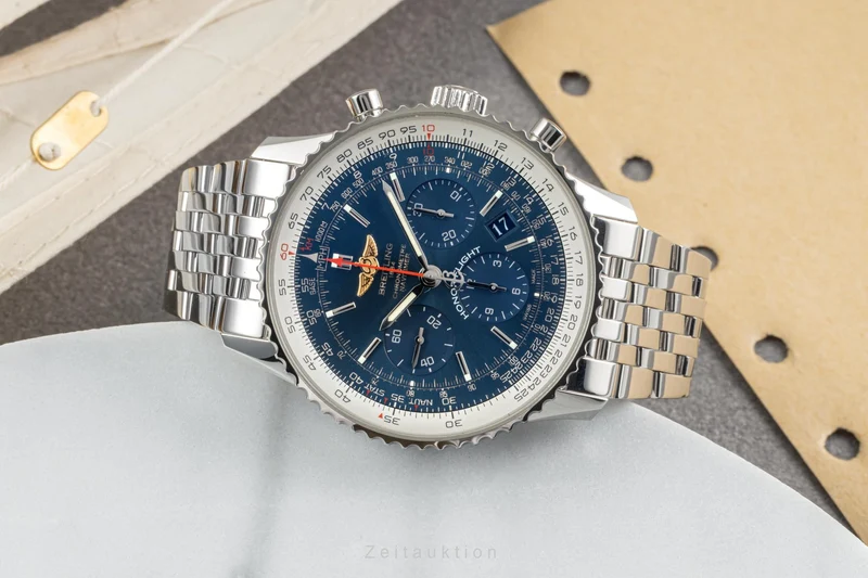 Breitling Navitimer chronograph steel automatic men's watch AB0120 [2304039]