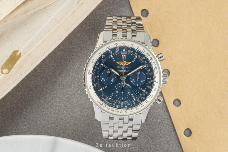 Breitling Navitimer chronograph steel automatic men's watch AB0120 [2304039]