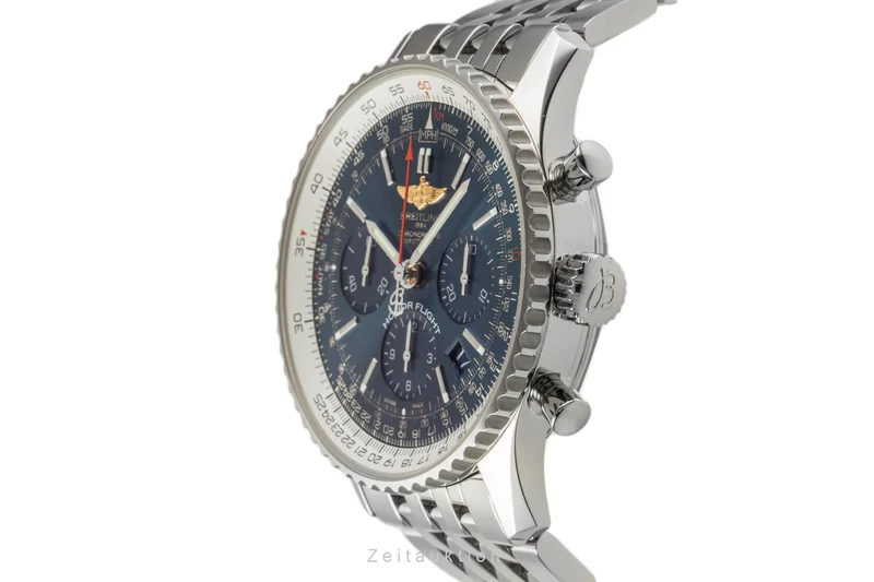 Breitling Navitimer chronograph steel automatic men's watch AB0120 [2304039]