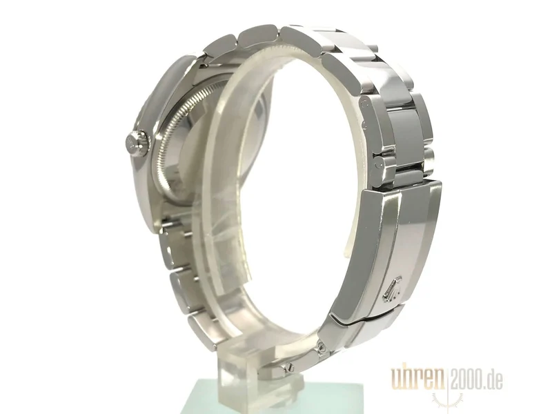 Rolex Oyster Perpetual Date 34 115234 Silber aus 2011 LC100