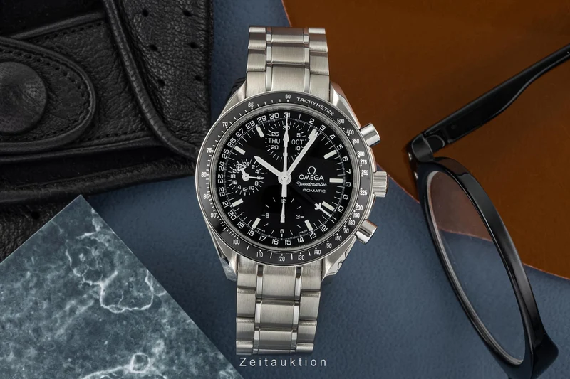 Omega Speedmaster chronograph steel automatic men's watch 3520.50.00, 175.0084 LP: 5900EUR [2303290]