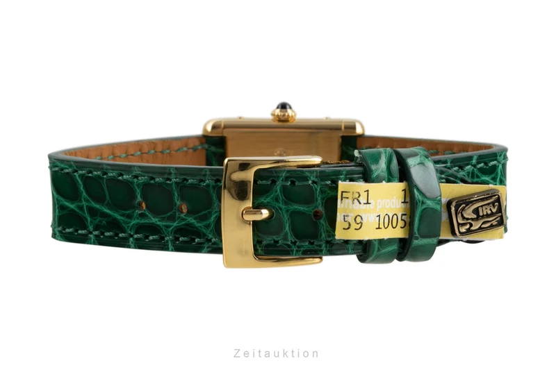 Cartier Tank silver-gilt manual winding women's watch [2303273]