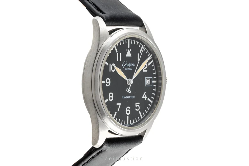Glashütte Navigator steel automatic men's watch 1103307074 [2303283]