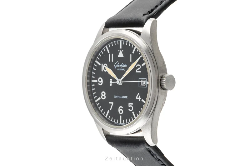 Glashütte Navigator steel automatic men's watch 1103307074 [2303283]