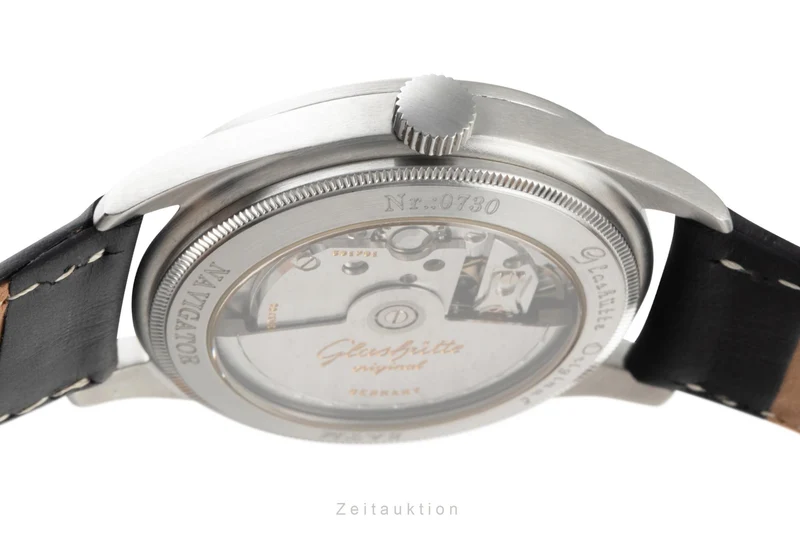 Glashütte Navigator steel automatic men's watch 1103307074 [2303283]
