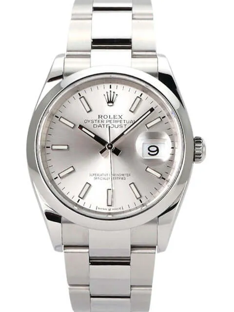 Rolex Datejust 36 Oystersteel 126200 Silber