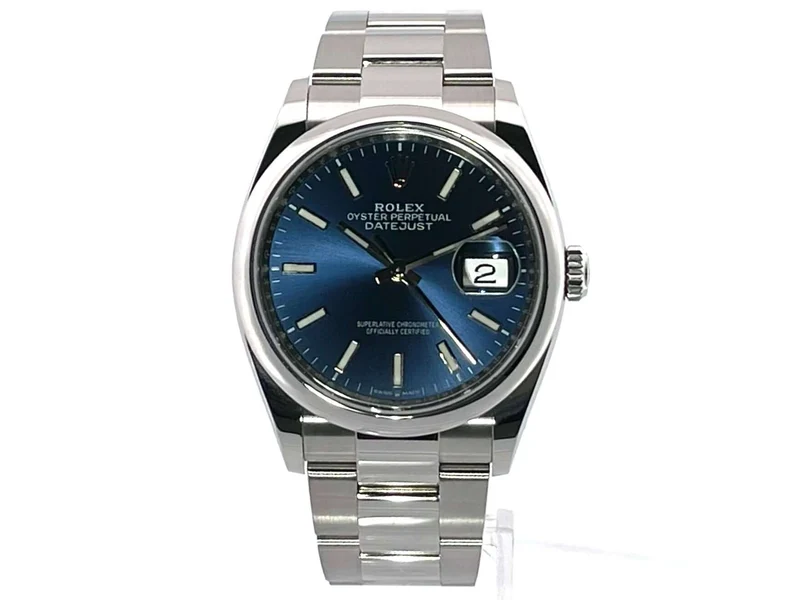 Rolex Datejust 36 Oystersteel 126200 Blau