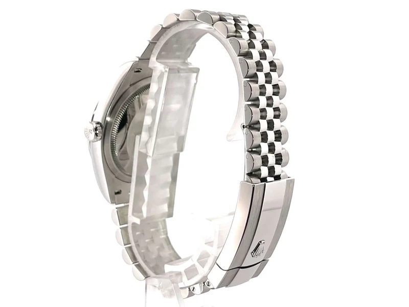 Rolex Datejust 36 Oystersteel 126200 Schwarz Jubile-Band