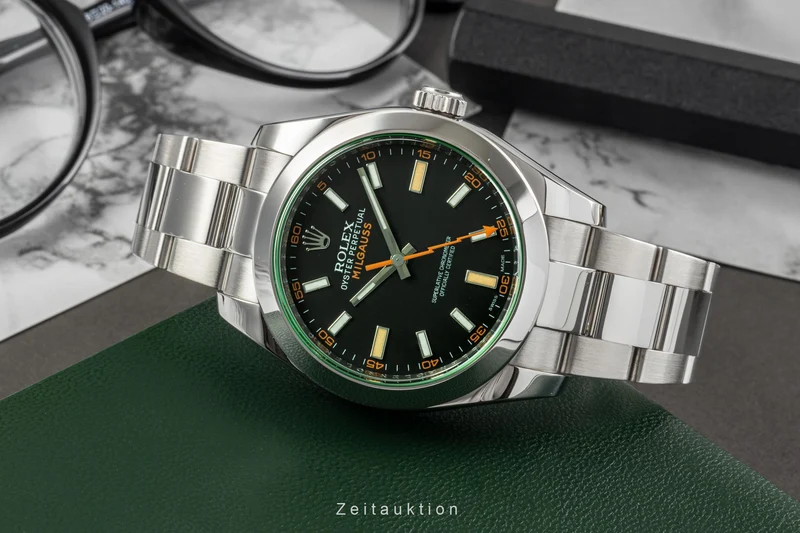 Rolex Milgauss steel automatic men's watch 116400GV [2304717]