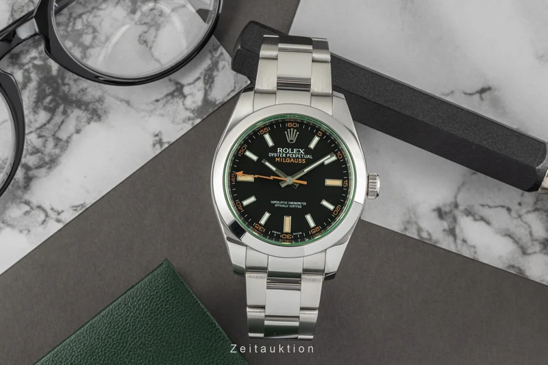 Rolex Milgauss steel automatic men's watch 116400GV [2304717]