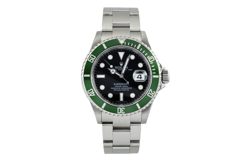 Rolex Submariner steel automatic men's watch 16610LV [2304708]