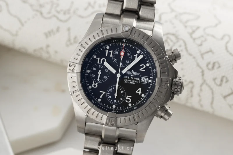 Breitling Avenger chronograph titanium automatic men's watch E13360 [2206762]