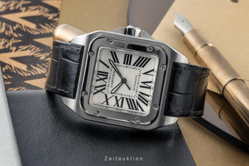 Cartier Santos 100 steel automatic men's watch 2656, W20073X8 LP: 7200EUR [2304640]