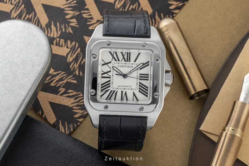 Cartier Santos 100 steel automatic men's watch 2656, W20073X8 LP: 7200EUR [2304640]