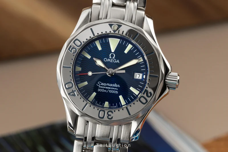 Omega Seamaster steel quartz women's watch 596.1640, 2584.80.00 [2304014]