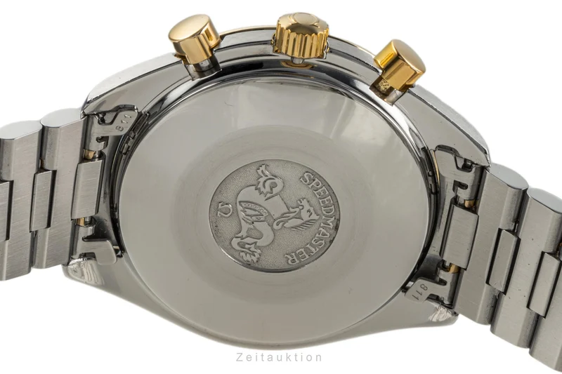 Omega Speedmaster chronograph steel / gold automatic men's watch 175.0032 LP: 8000EUR [2304011]