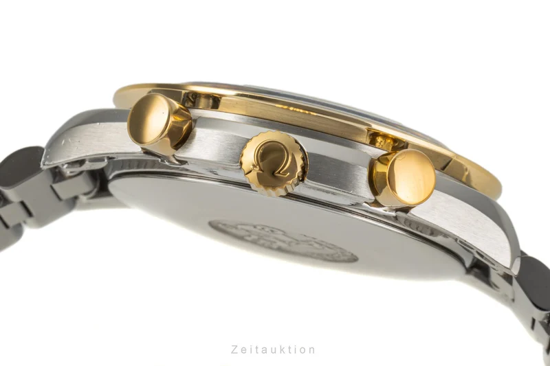 Omega Speedmaster chronograph steel / gold automatic men's watch 175.0032 LP: 8000EUR [2304011]