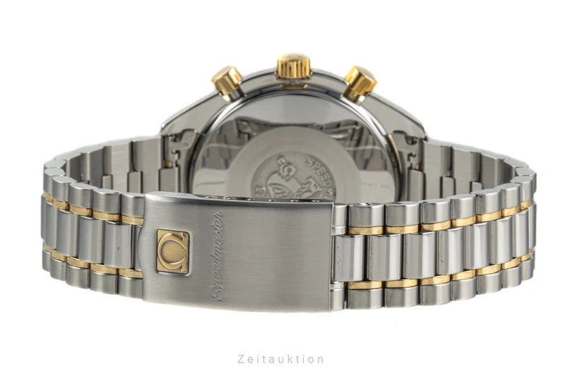 Omega Speedmaster chronograph steel / gold automatic men's watch 175.0032 LP: 8000EUR [2304011]