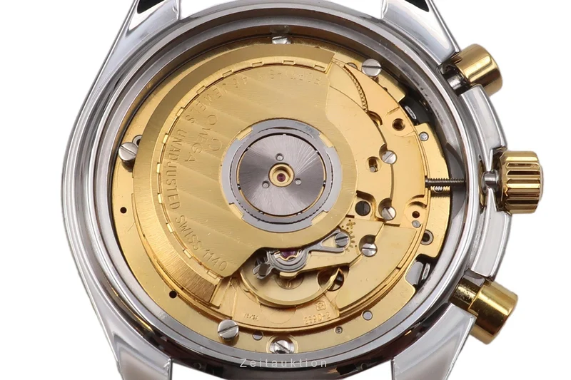 Omega Speedmaster chronograph steel / gold automatic men's watch 175.0032 LP: 8000EUR [2304011]