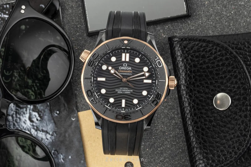 Omega Seamaster ceramic / gold automatic men's watch 210.62.44.20.01.001 LP: 13800EUR [2304006]