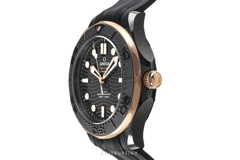 Omega Seamaster ceramic / gold automatic men's watch 210.62.44.20.01.001 LP: 13800EUR [2304006]