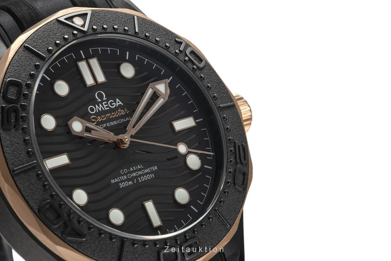 Omega Seamaster ceramic / gold automatic men's watch 210.62.44.20.01.001 LP: 13800EUR [2304006]
