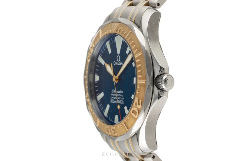 Omega Seamaster steel / gold automatic men's watch 2455.80.00, 168.1640 LP: 13400EUR [2303981]