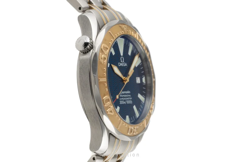 Omega Seamaster steel / gold automatic men's watch 2455.80.00, 168.1640 LP: 13400EUR [2303981]