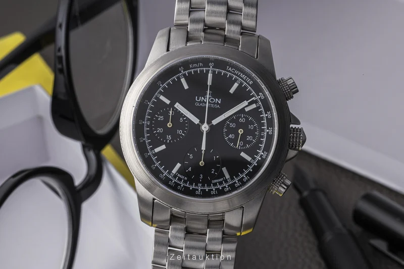Union Glashütte Tradition Flieger chronograph steel automatic men's watch 2631074710 [2303223]