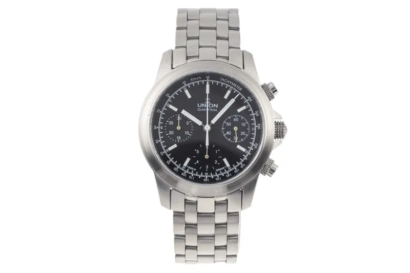 Union Glashütte Tradition Flieger chronograph steel automatic men's watch 2631074710 [2303223]