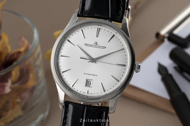 Jaeger LeCoultre Master Ultra Thin steel automatic men's watch Q1238420, 109.8.37.S LP: 10300EUR [2303181]