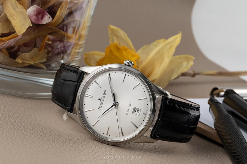 Jaeger LeCoultre Master Ultra Thin steel automatic men's watch Q1238420, 109.8.37.S LP: 10300EUR [2303181]