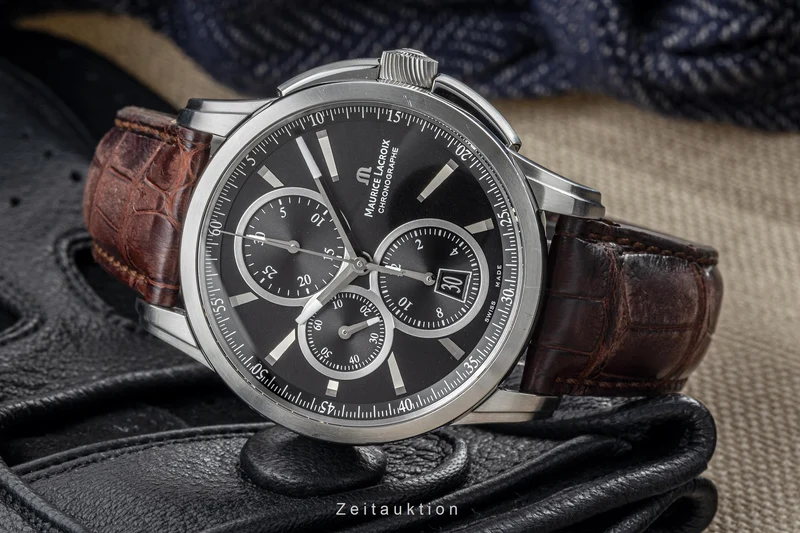 Maurice Lacroix Pontos chronograph steel automatic men's watch PT6178/88 [2303168]