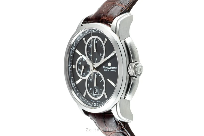 Maurice Lacroix Pontos chronograph steel automatic men's watch PT6178/88 [2303168]