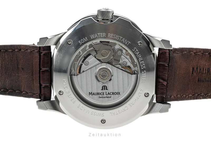 Maurice Lacroix Pontos chronograph steel automatic men's watch PT6178/88 [2303168]