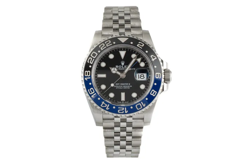 Rolex GMT-Master II steel automatic men's watch 126710BLNR [2303153]