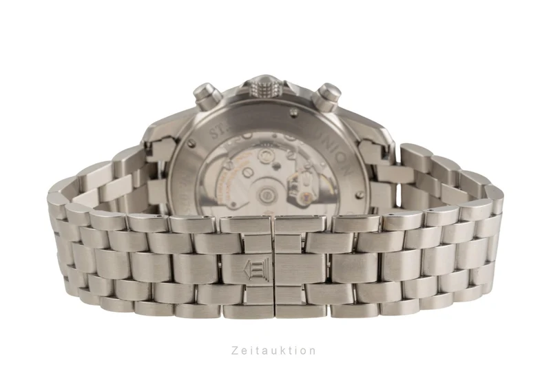 Union Glashütte Fliegeruhr chronograph steel automatic men's watch 26-32-09-05-10 LP: 3600EUR [2303134]