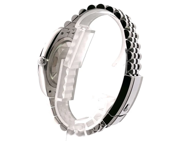 Rolex Datejust 36 Oystersteel 126200 Weiß Römisch Jubile-Band