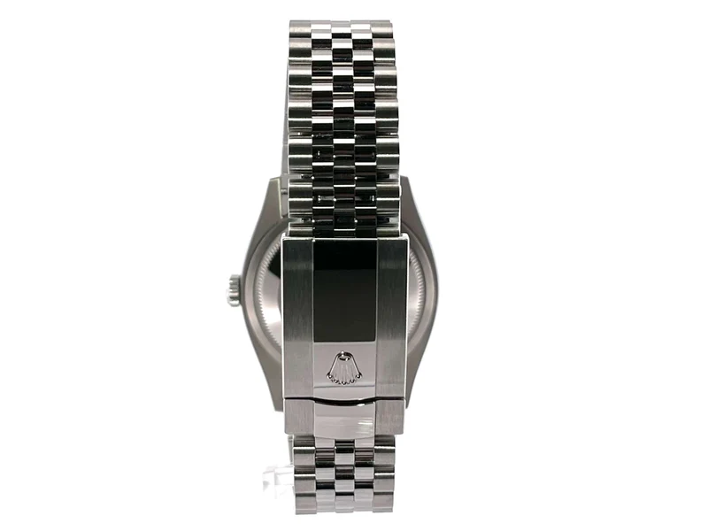 Rolex Datejust 36 Oystersteel 126200 Weiß Römisch Jubile-Band