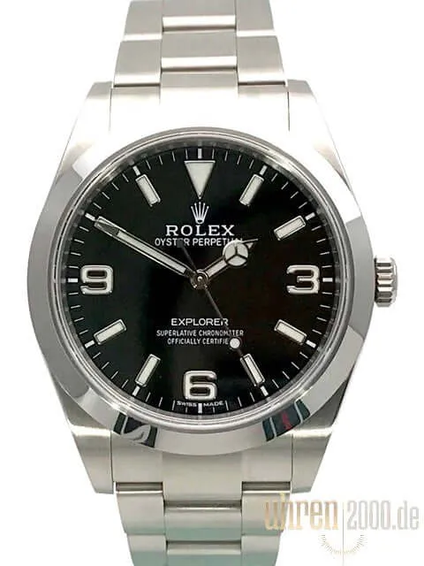 Rolex Explorer I Ref. 214270 Edelstahl LC100 aus 2018