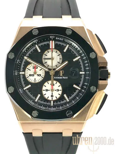Audemars Piguet Royal Oak Offshore Rosegold 26401RO.OO.A002CA.01 aus 2016 D-Papiere